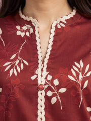 edenrobe Allure Lawn Unstitched Printed 2Pc Suit EWU5A1-35429ST