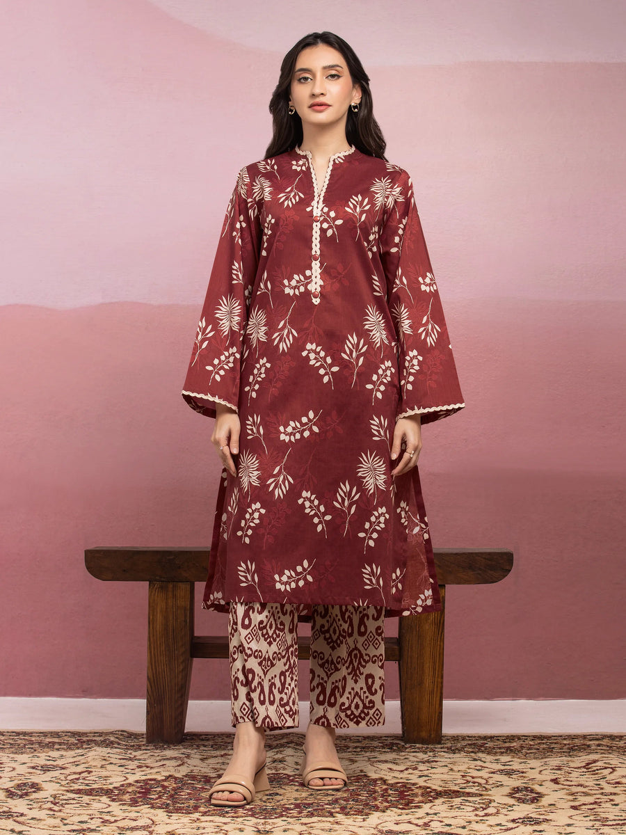 edenrobe Allure Lawn Unstitched Printed 2Pc Suit EWU5A1-35429ST
