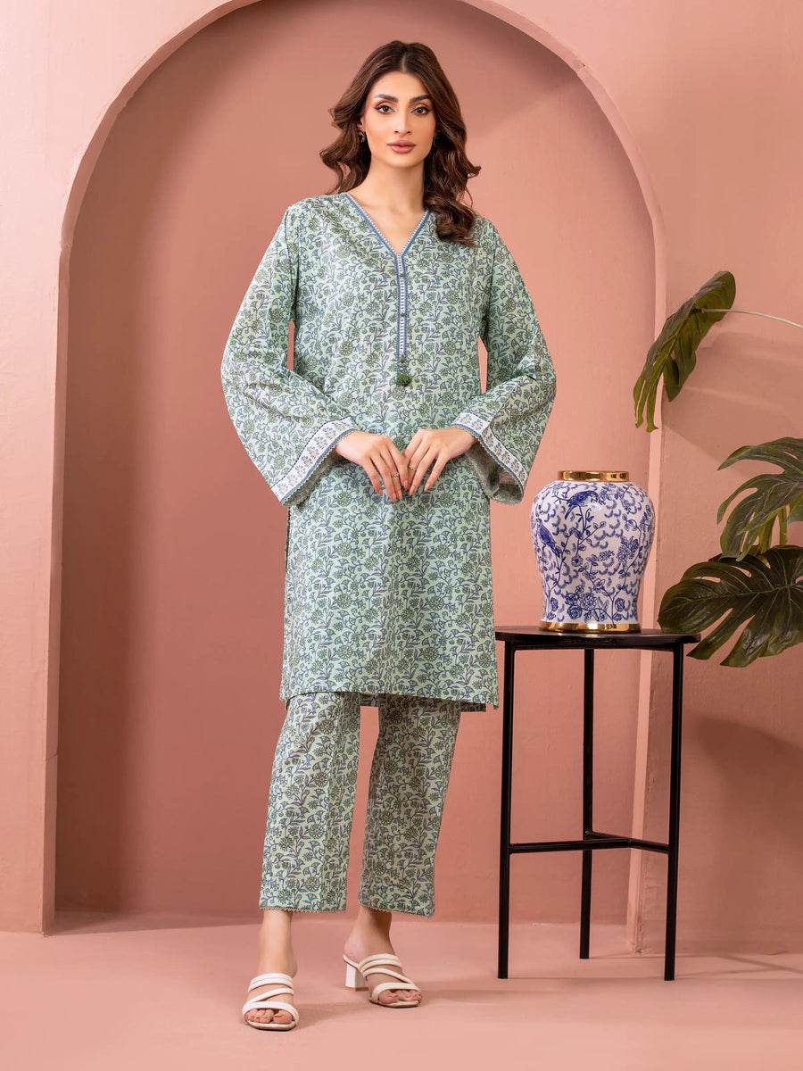 edenrobe Allure Lawn Unstitched Printed 2Pc Suit EWU5A1-35432ST