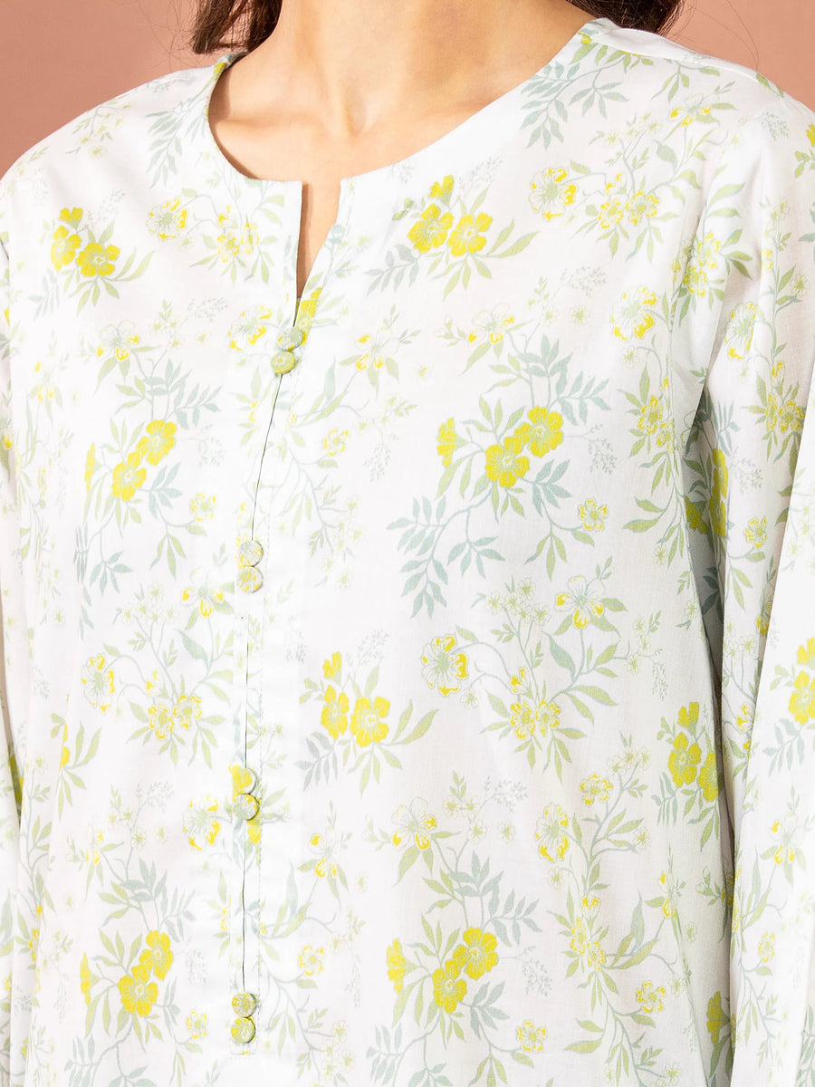 edenrobe Allure Lawn Unstitched Printed 3Pc Suit EWU5A1-35610
