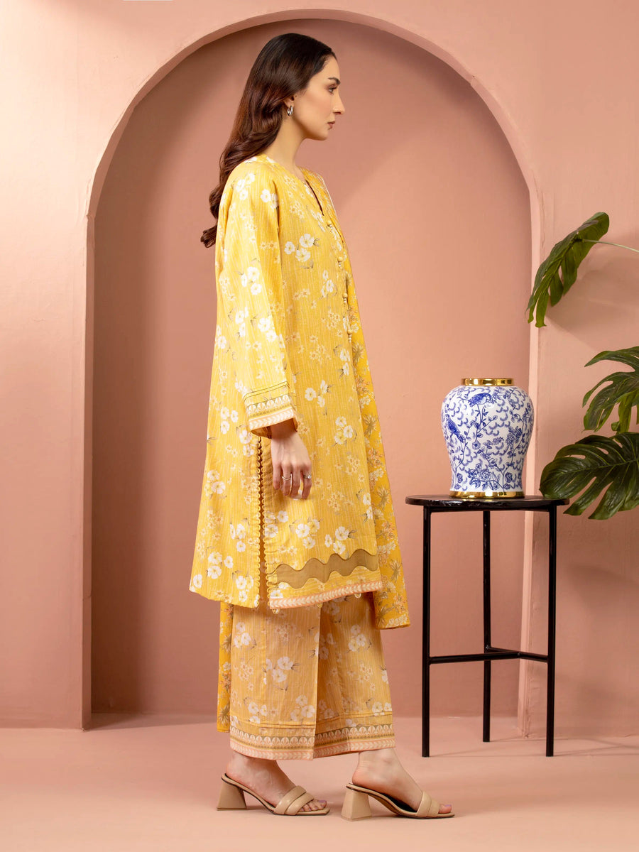 edenrobe Allure Lawn Unstitched Printed 3Pc Suit EWU5A1-35617