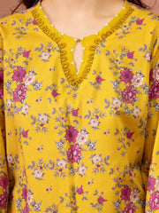 edenrobe Allure Lawn Unstitched Printed 3Pc Suit EWU5A1-35618