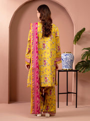 edenrobe Allure Lawn Unstitched Printed 3Pc Suit EWU5A1-35618