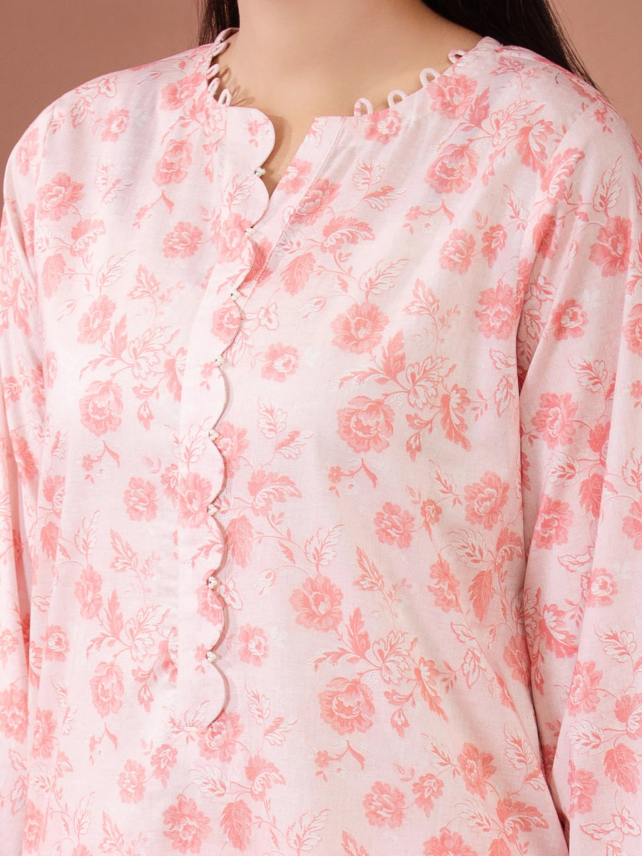 edenrobe Allure Lawn Unstitched Printed 3Pc Suit EWU5A1-35625