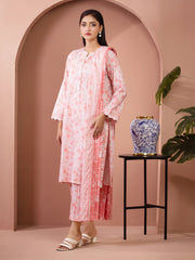 edenrobe Allure Lawn Unstitched Printed 3Pc Suit EWU5A1-35625
