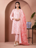 edenrobe Allure Lawn Unstitched Printed 3Pc Suit EWU5A1-35625