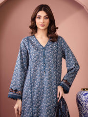 edenrobe Allure Lawn Unstitched Printed 3Pc Suit EWU5A1-35635