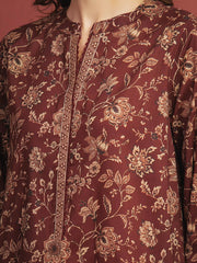 edenrobe Allure Lawn Unstitched Printed 3Pc Suit EWU5A1-35650