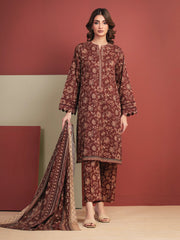 edenrobe Allure Lawn Unstitched Printed 3Pc Suit EWU5A1-35650