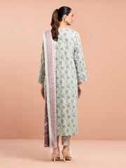 edenrobe Allure Lawn Unstitched Printed 3Pc Suit EWU5A1-35655