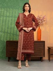 edenrobe Allure Lawn Unstitched Printed 3Pc Suit EWU5A1-35657