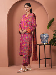 edenrobe Allure Lawn Unstitched Printed 3Pc Suit EWU5A1-35665