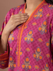 edenrobe Allure Lawn Unstitched Printed 3Pc Suit EWU5A1-35665