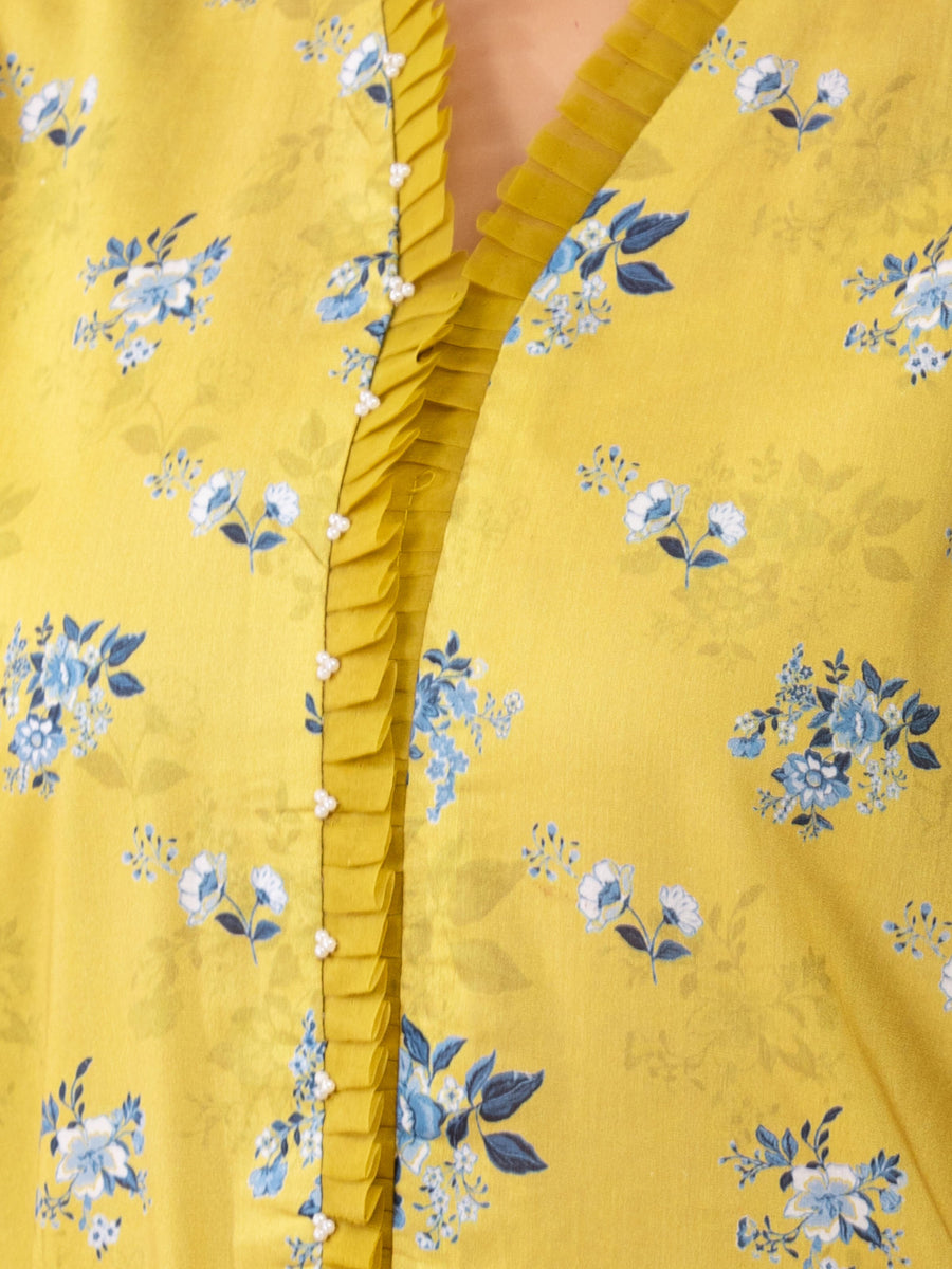 edenrobe Allure Lawn Unstitched Printed 3Pc Suit EWU5A1-35667