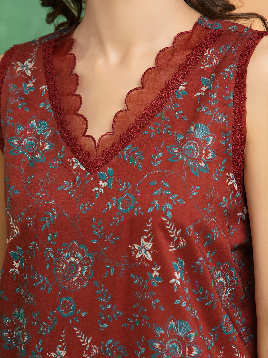 edenrobe Allure Lawn Unstitched Printed 3Pc Suit EWU5A1-35669