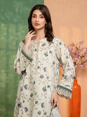 edenrobe Allure Lawn Unstitched Printed 3Pc Suit EWU5A1-35671