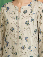 edenrobe Allure Lawn Unstitched Printed 3Pc Suit EWU5A1-35671