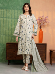 edenrobe Allure Lawn Unstitched Printed 3Pc Suit EWU5A1-35671
