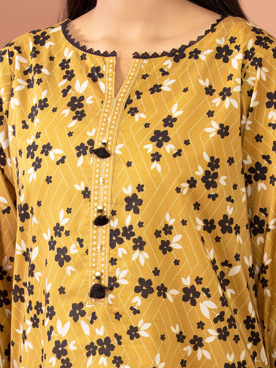 edenrobe Allure Lawn Unstitched Printed 3Pc Suit EWU5A1-35673