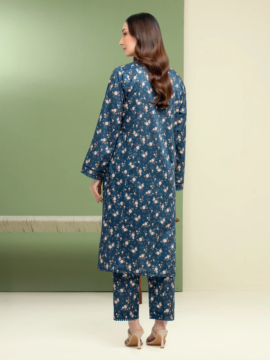 edenrobe Allure Lawn Unstitched Printed 2Pc Suit EWU5A1-35679ST