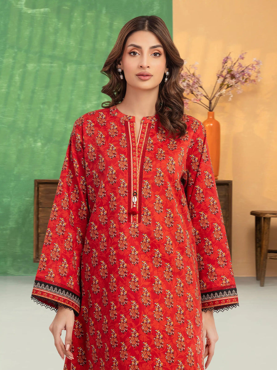edenrobe Allure Lawn Unstitched Printed 2Pc Suit EWU5A1-35695ST