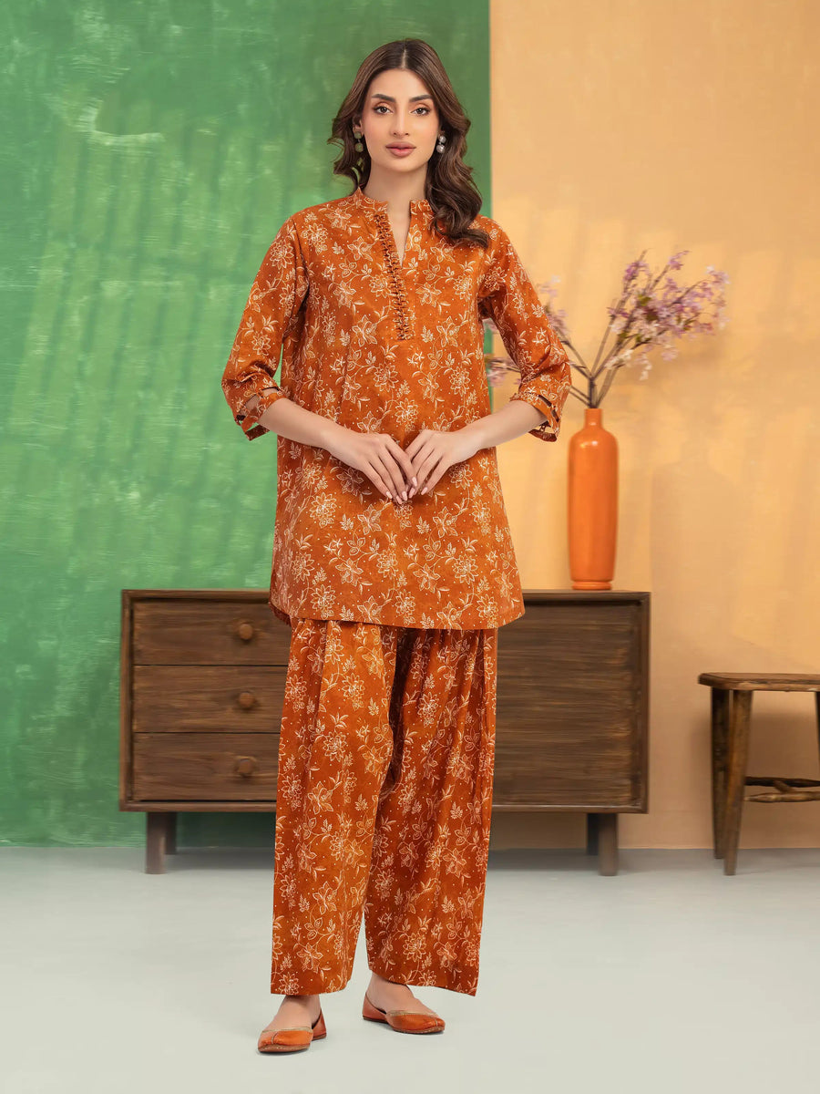 edenrobe Allure Lawn Unstitched Printed 2Pc Suit EWU5A1-35696ST