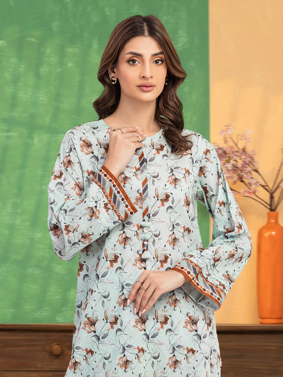 edenrobe Allure Lawn Unstitched Printed 2Pc Suit EWU5A1-35701ST