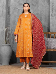 edenrobe Allure Cambric Unstitched Printed 3Pc Suit EWU5A2-35813