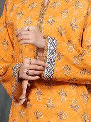 edenrobe Allure Cambric Unstitched Printed 3Pc Suit EWU5A2-35817