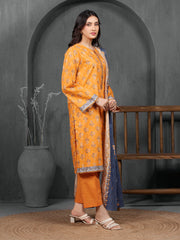 edenrobe Allure Cambric Unstitched Printed 3Pc Suit EWU5A2-35817
