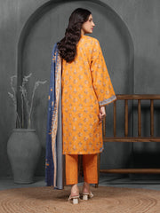 edenrobe Allure Cambric Unstitched Printed 3Pc Suit EWU5A2-35817