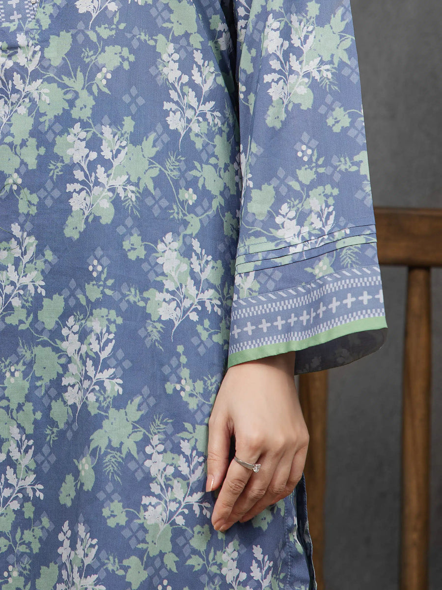 edenrobe Allure Cambric Unstitched Printed 3Pc Suit EWU5A2-35834
