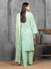 edenrobe Allure Cambric Unstitched Printed 3Pc Suit EWU5A2-35837