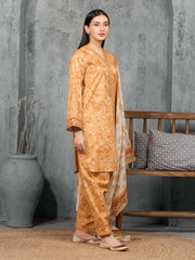 edenrobe Allure Cambric Unstitched Printed 3Pc Suit EWU5A2-35841