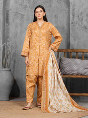 edenrobe Allure Cambric Unstitched Printed 3Pc Suit EWU5A2-35841