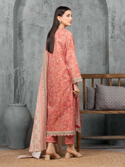 edenrobe Allure Cambric Unstitched Printed 3Pc Suit EWU5A2-35842
