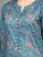 edenrobe Allure Cambric Unstitched Printed 3Pc Suit EWU5A2-35844