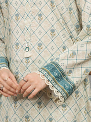 edenrobe Allure Cambric Unstitched Printed 3Pc Suit EWU5A2-35846