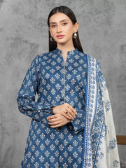 edenrobe Allure Cambric Unstitched Printed 3Pc Suit EWU5A2-35850