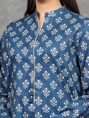 edenrobe Allure Cambric Unstitched Printed 3Pc Suit EWU5A2-35850