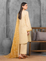 edenrobe Allure Cambric Unstitched Printed 3Pc Suit EWU5A2-35852