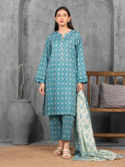 edenrobe Allure Cambric Unstitched Printed 3Pc Suit EWU5A2-35854