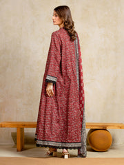 edenrobe Allure Unstitched Printed Khaddar 3Pc Suit EWU5A3-35901