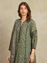 edenrobe Allure Unstitched Printed Khaddar 3Pc Suit EWU5A3-35903