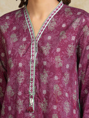 edenrobe Allure Unstitched Printed Khaddar 3Pc Suit EWU5A3-35905
