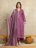 edenrobe Allure Unstitched Printed Khaddar 3Pc Suit EWU5A3-35905