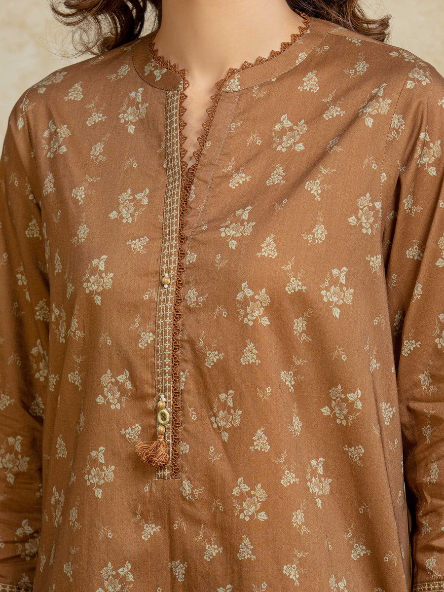 edenrobe Allure Unstitched Printed Khaddar 3Pc Suit EWU5A3-35908