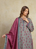 edenrobe Allure Unstitched Printed Khaddar 3Pc Suit EWU5A3-35911