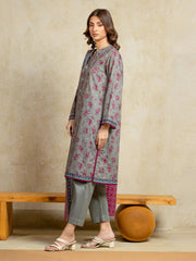 edenrobe Allure Unstitched Printed Khaddar 3Pc Suit EWU5A3-35911