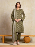 edenrobe Allure Unstitched Printed Khaddar 3Pc Suit EWU5A3-35913